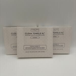 Clean Skin Club Clean Towels Dermatologist Approved Face Towels Bio Based XL 3BX